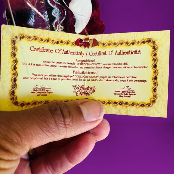 3 Piece Set Collector Edition Porcelain Collectible Jester in Musical Drum Clown - Picture 9 of 16